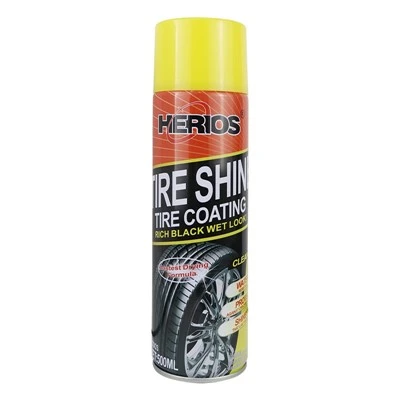 HERIOS 500 Ml Tire Coating Cleaner Polish Tire Shine Spray No Foam Type